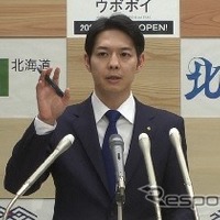 政府に先んじて、緊急事態宣言を打ち出し、道民の外出自粛や小中高校の休校を促した鈴木直道北海道知事。