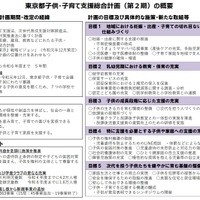 東京都子供・子育て支援総合計画（第2期）の概要