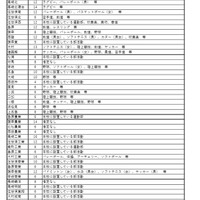 B文化・スポーツ特別選抜実施内容一覧