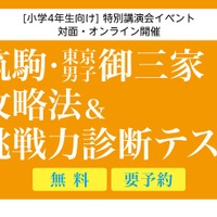 筑駒・御三家攻略法＆挑戦力診断テスト