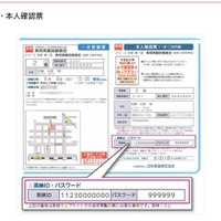 英検IDの記載場所（受験票・本人確認票）