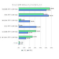 子どもの目標・抱負の内容