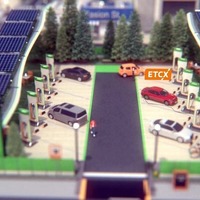 ETCXの利用想定例：EV向け充電スタンドでの利用