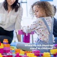 報告書「先進国の子育て支援の現状（原題：Where Do Rich Countries Stand on Childcare？）」表紙