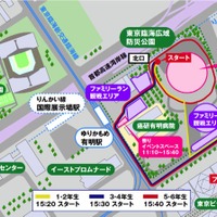 東京マラソンファミリーラン2011コース