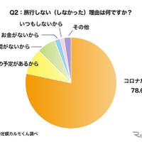 旅行しない（しなかった）理由は何ですか？