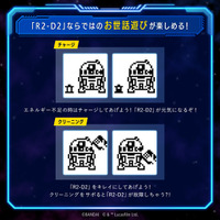 R2-D2ならではのお世話遊び(C)BANDAI (C)&(TM) Lucasfilm Ltd.