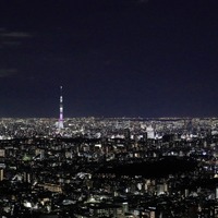 展望台からの夜景写真
