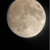 学習用天体望遠鏡（NEWTONY)で撮影した月