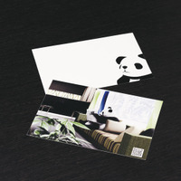 パンダのポストカード