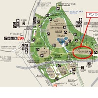 代々木公園パノラマ広場マップ