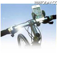 自転車に取り付けサイクルナビとして利用するイメージ