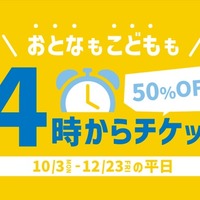 横浜アンパンマンミュージアム「4時からチケット」入館料が半額