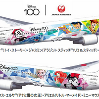 ディズニー創立100周年 特別塗装機、JAL国内線に就航 | リセマム