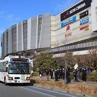 埼玉工業大学の自動運転バス（千葉・幕張新都心 1月22日）