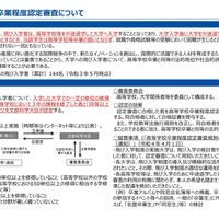 高等学校卒業程度認定審査について