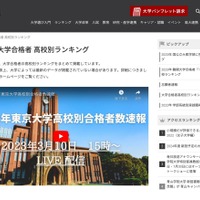 2023年 大学合格者 高校別ランキング
