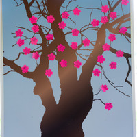 皆の想いが込められた桜の木