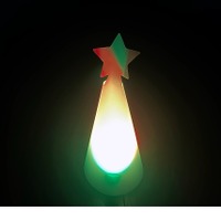 「光の三原色LEDライト」にクリスマスツリーをつけよう