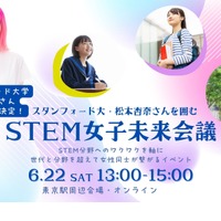 スタンフォード大・松本杏奈さんを囲む STEM女子未来会議