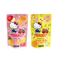 『ハローキティ』「Hello Kitty 50th Anniversary Market」菱和園 ポンチャ フルーツティー／はちみつ紅茶（各918円）
