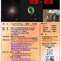 第107回 花山天体観望会「星雲と星団」