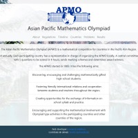 アジア太平洋数学オリンピック（APMO）