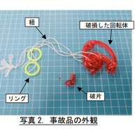 事故品の外観