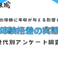 「体験格差」に関する意識調査