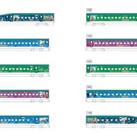 ファンタジースプリングスがテーマの特別なデザイン！特別車両「Magical Journey Shinkansen」が10月10日（木）より運行