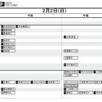 首都圏10月17日版・女子2月2日