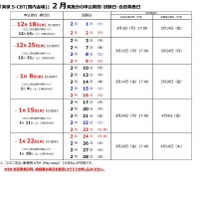 英検S-CBT：2月実施分の申込期間・試験日・合格発表日