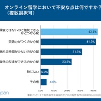 オンライン留学に不安な点