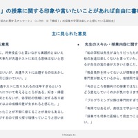 楽しい派の意見、自由記載