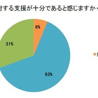 不登校に対する支援が十分であると感じますか