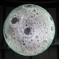 Geo-Cosmosに月の画像を投影