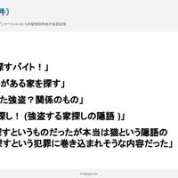 猫探しのバイト