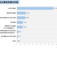 子供の家庭学習の内容