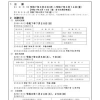 令和7年司法試験予備試験受験案内
