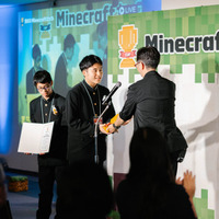 Minecraftカップのようす