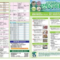 県民の日記念イベント：各種施設の無料開放一部割引情報の一覧