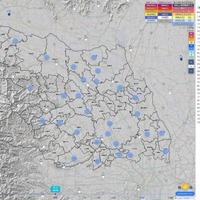 リアルタイムの暑さ指数の表示例