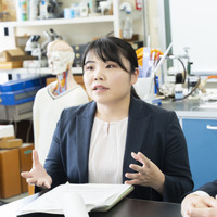 星野高等学校 理科教諭の酒井沙由美氏