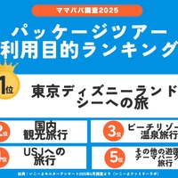 パッケージツアー利用目的ランキング