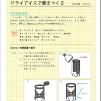 レポートの実例：実際の実験結果をまとめたレポートの例がついている