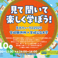 宮崎観測所「見て聞いて楽しく学ぼう！ 京大ウィークス2025 宮崎観測所 × 宮崎公立大学」