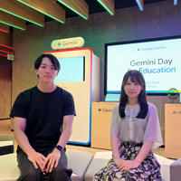 東京大学 工学部 航空宇宙工学科4年生のHさん（左）と東北大学 理学部 物理学科3年生のOさん（右）
