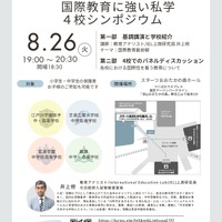 【中学受験】【高校受験】千葉、茨城の国際教育に強い私学シンポ8/26