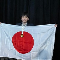 パーフェクトスコア42点で世界1位となった狩野慧志さん