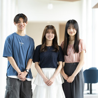 創新寮：左から山崎さん、盛さん、河野さん